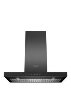 Hotpoint Phbs9.8Cltdk 90Cm Built-In Cooker Hood - Black